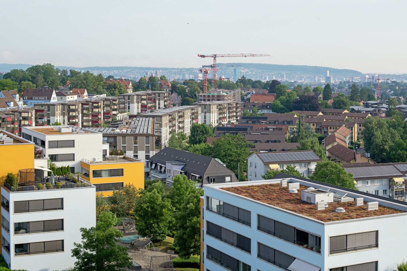 Aussicht auf Zürich, Entlisberg