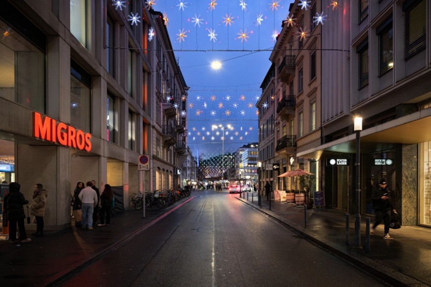Die Löwenstrasse in Richtung Löwenplatz vor der Umsetzung des Projekts