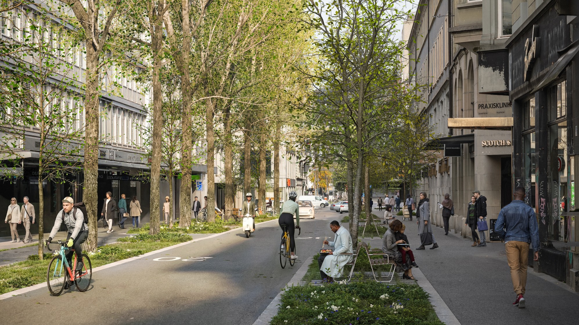 Visualisierung der Löwenstrasse