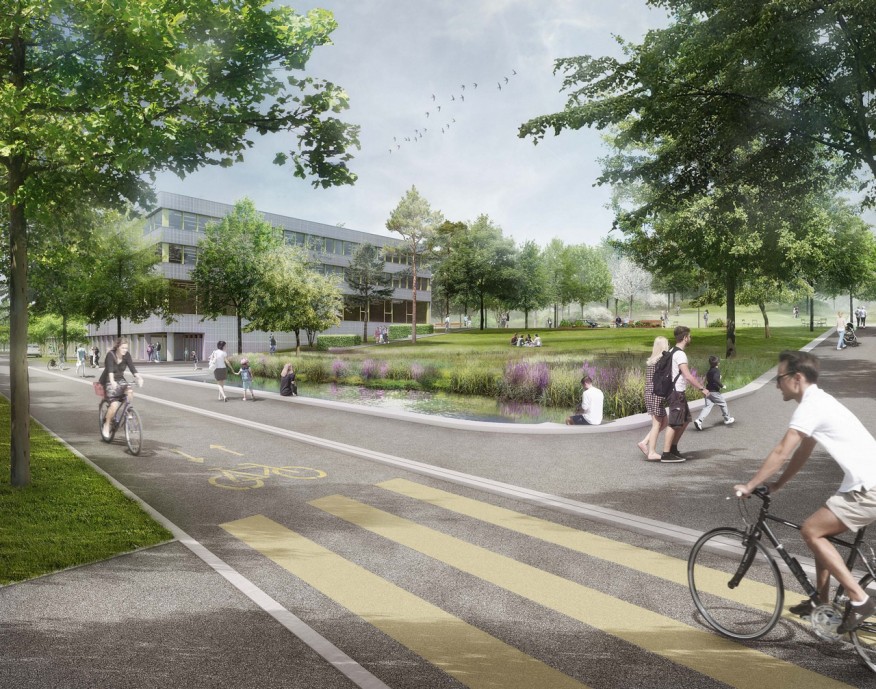 Quartierpark Thurgauerstrasse Parkeingang Quartierpark Thurgauerstrasse Parkeingang