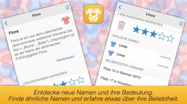 Ausschnitt der Anwendung