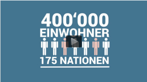 400'000 Einwohner, 175 Nationen
