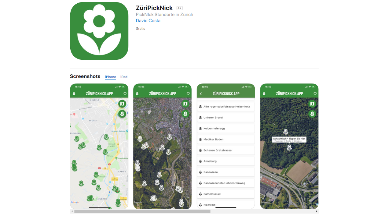 ZüriPickNick-App