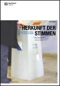 Deckblatt Herkunft der Stimmen Deckblatt Herkunft der Stimmen