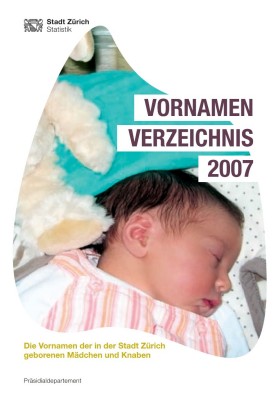 Deckblatt Vornamen-Verzeichnis 2007 Deckblatt Vornamen-Verzeichnis 2007
