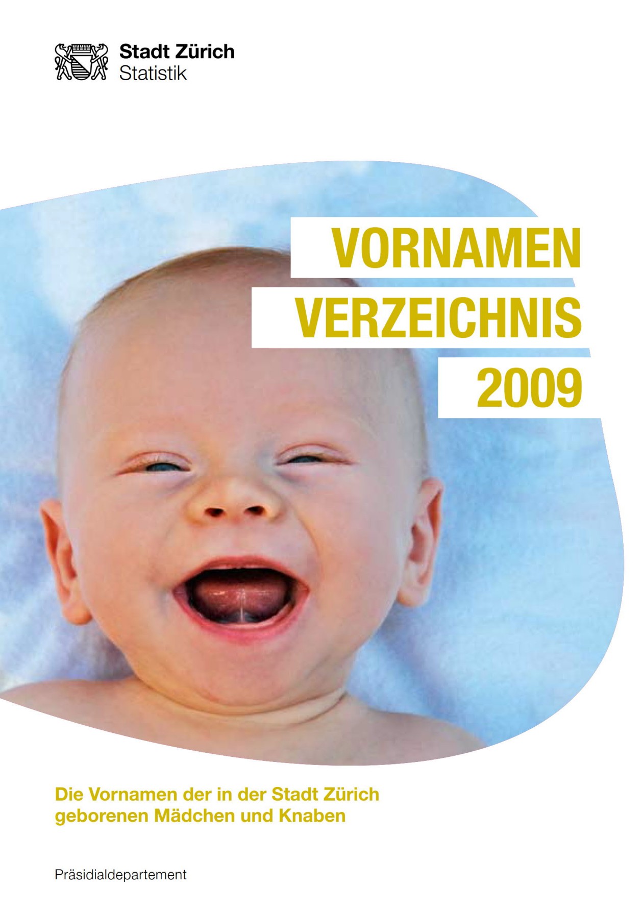 Deckblatt Vornamen-Verzeichnis 2009
