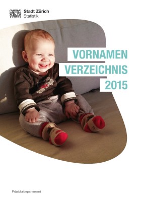 Deckblatt Vornamen-Verzeichnis 2007 Vornamen-Verzeichnis 2015