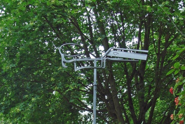 Windfahne aus Eisen