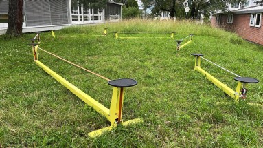 mobile Slackline-Anlage
