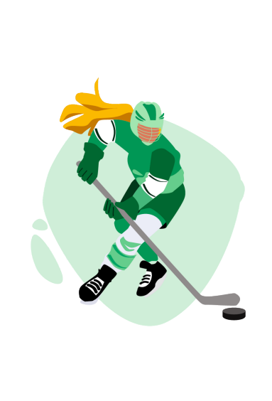 armut-vielfalt Eishockeyspielerin