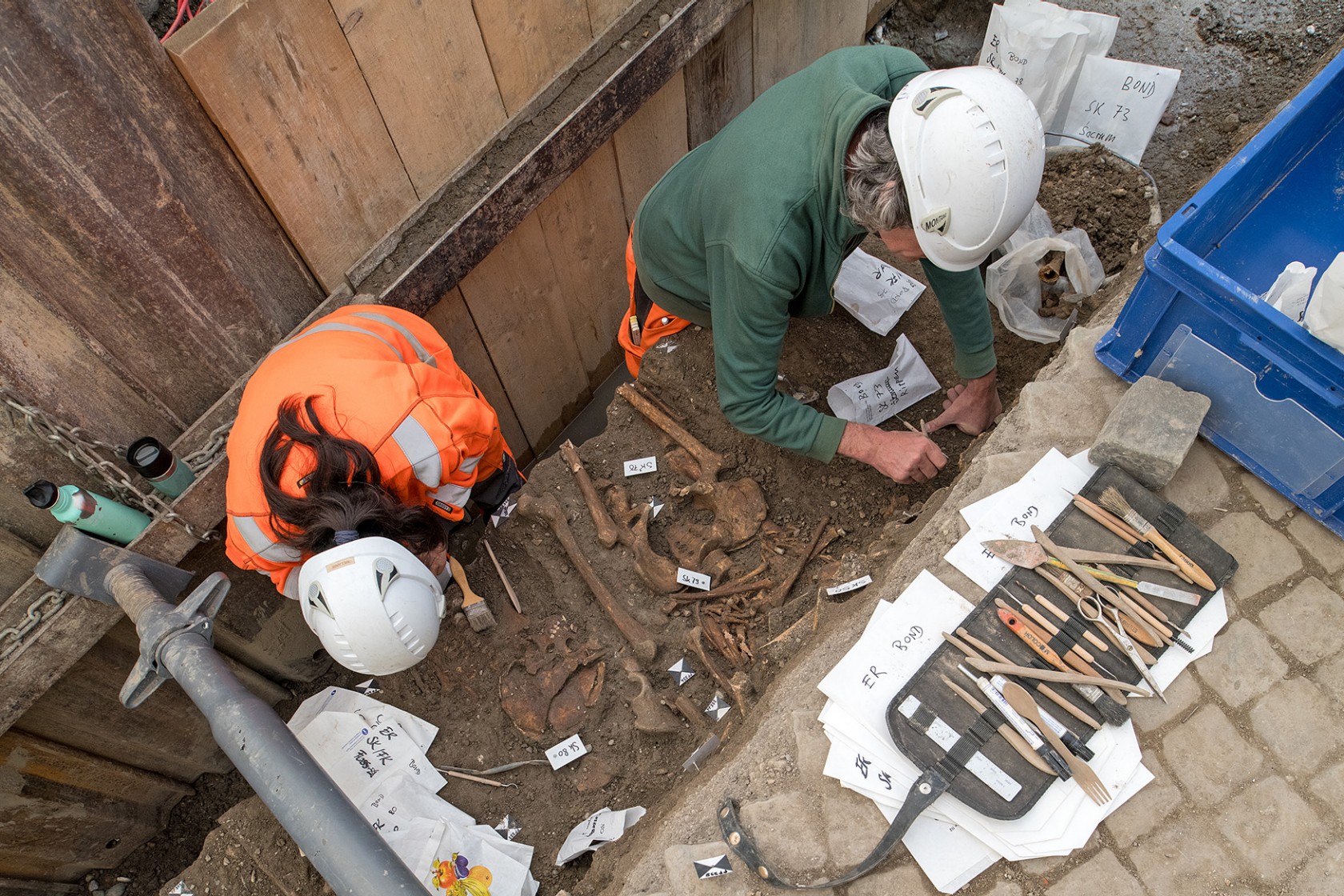 Archäologische Arbeiten beim Grossmünster