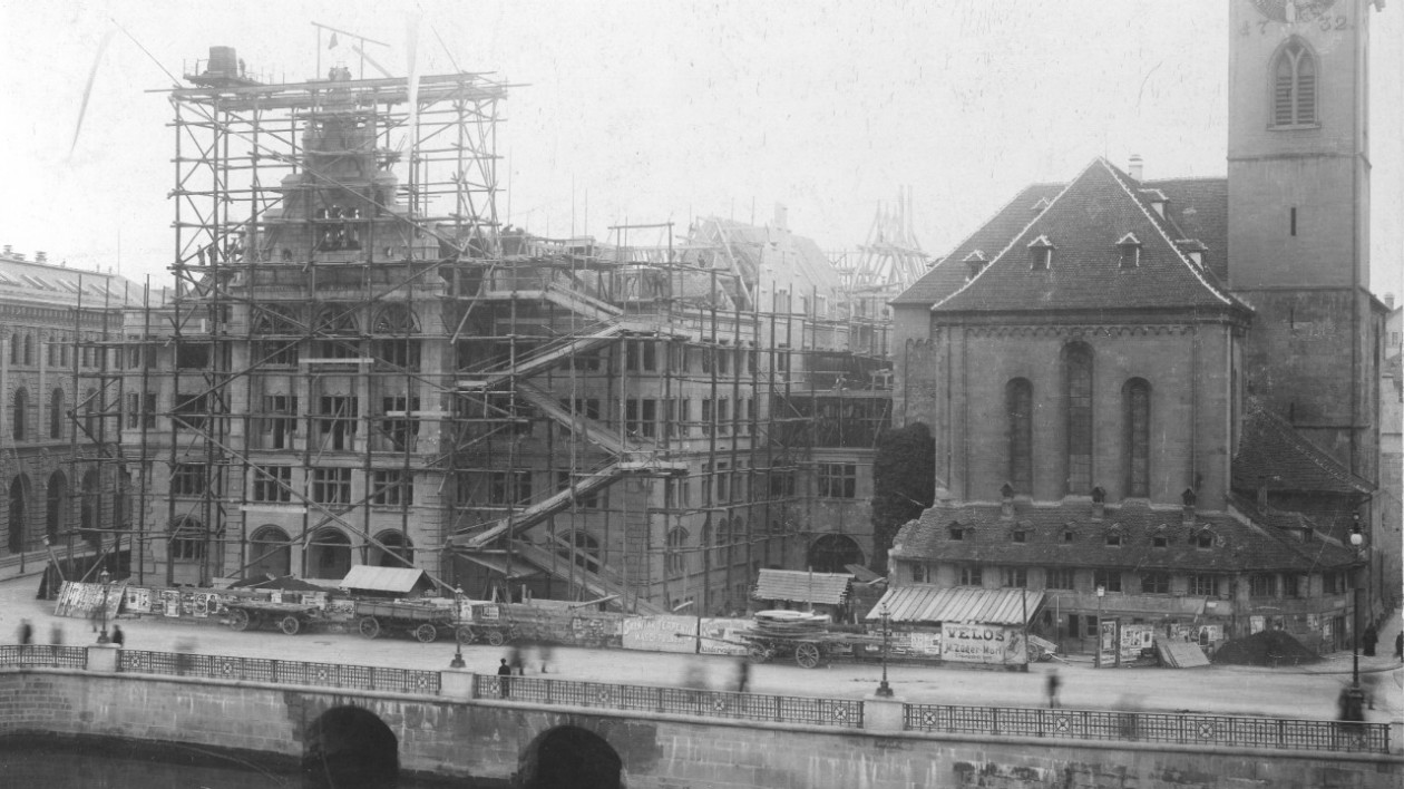 1899, Bau des Stadthauses am neuen Stadthausquai