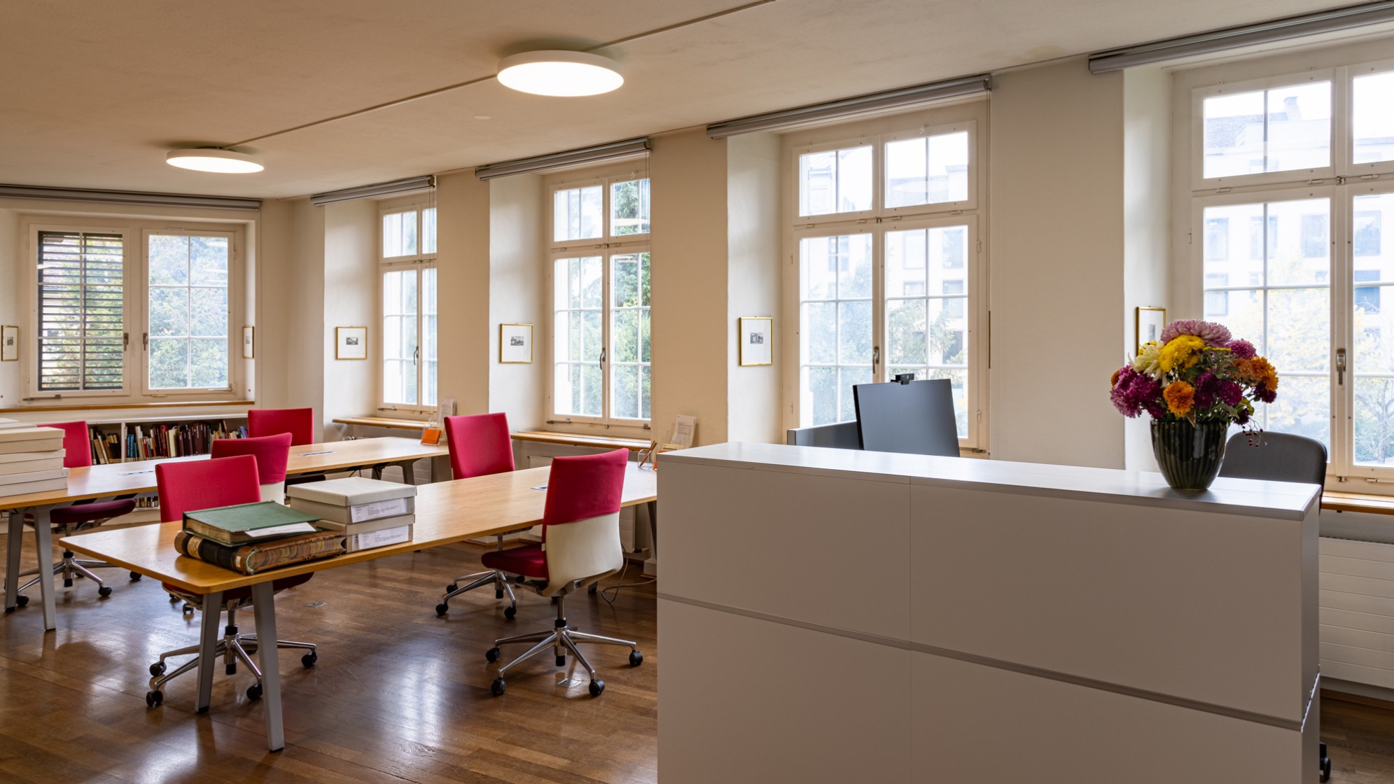 Lesesaal des Stadtarchivs Zürich