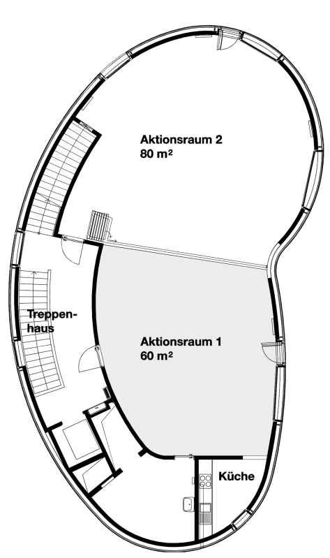 Grundriss Aktionsraum 1