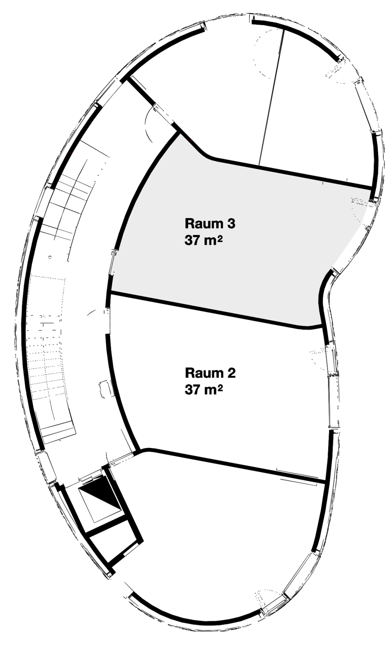 Grundriss Raum 3