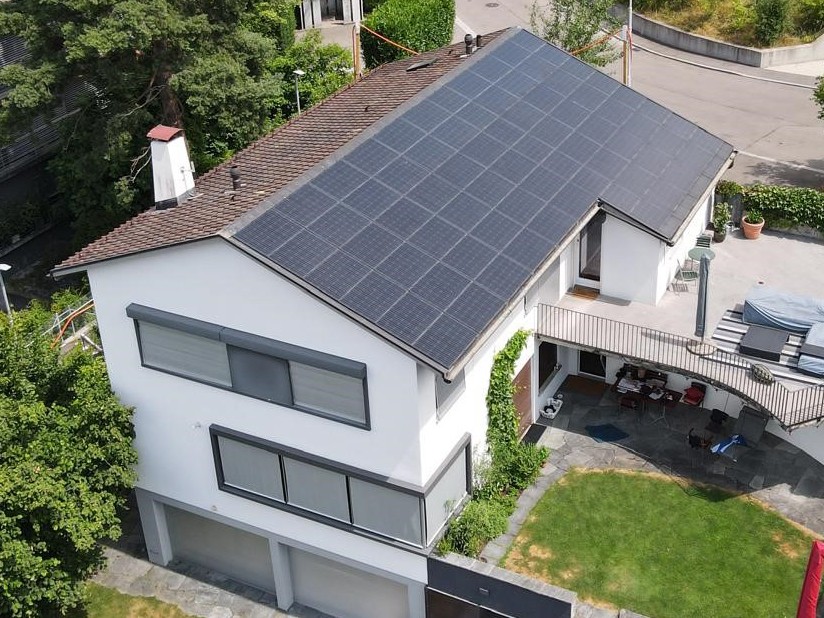 Aussenansicht des Einfamilienhauses im Kreis 7