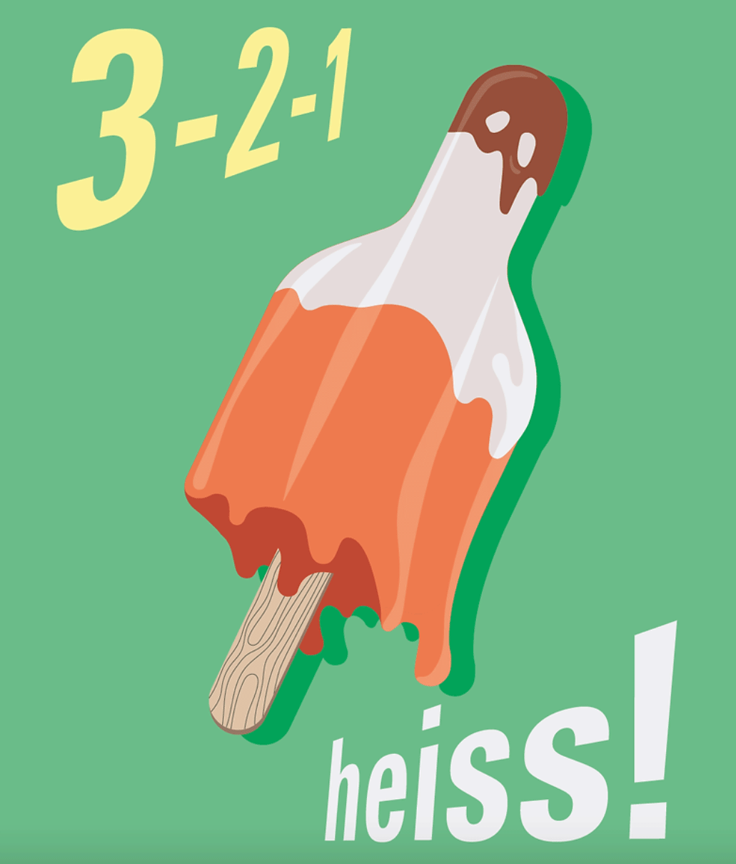 Keyvisual 3-2-1 heiss!