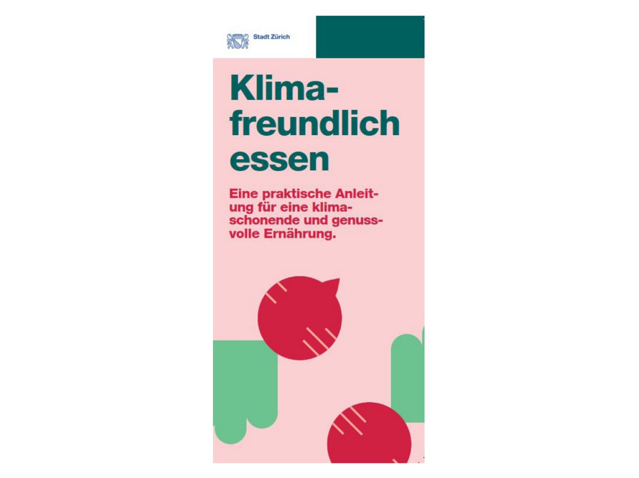 Infoflyer: Klimafreundlich essen