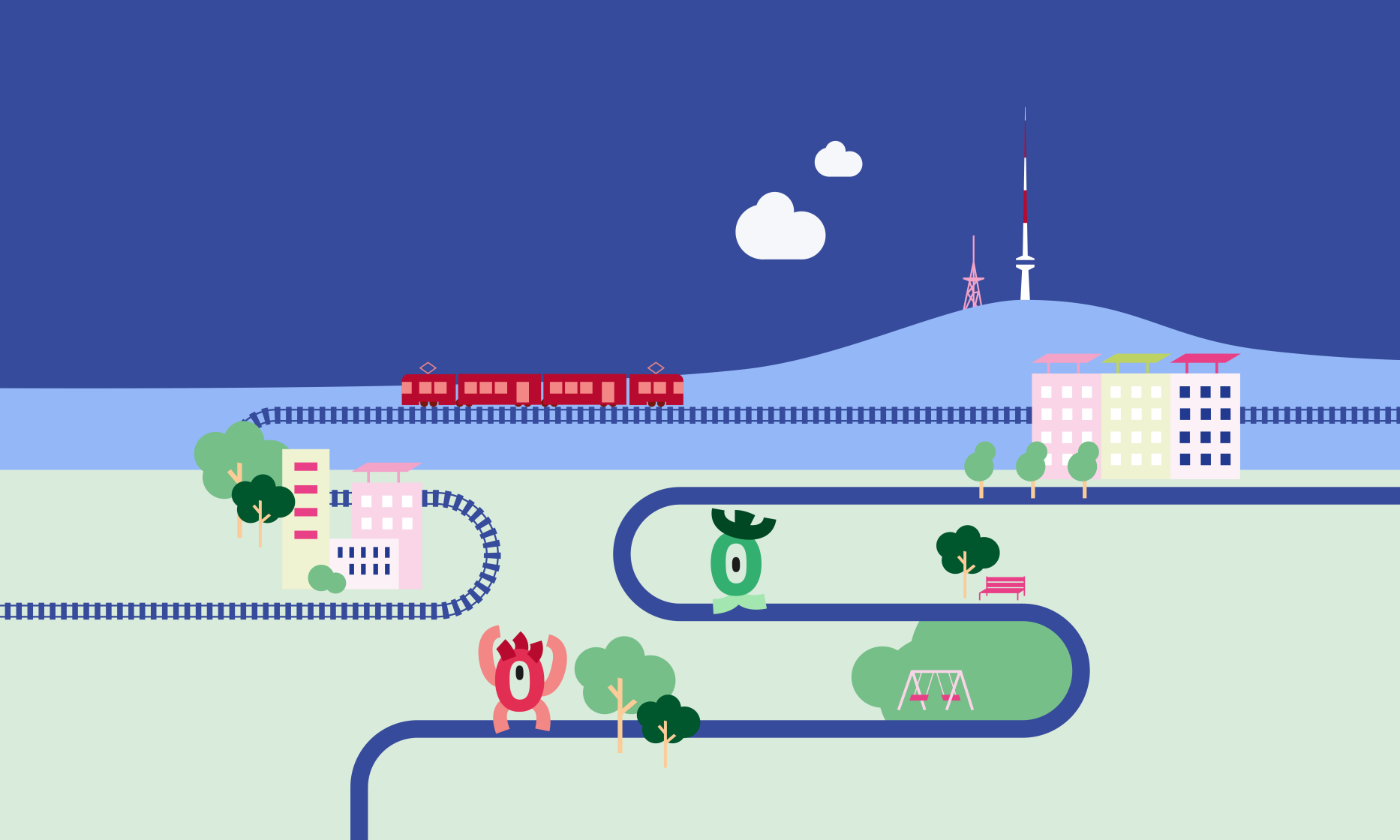 Spaziergang durchs Pilotquartier