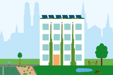 Illustration zum Programm Stadtgrün der Stadt Zürich