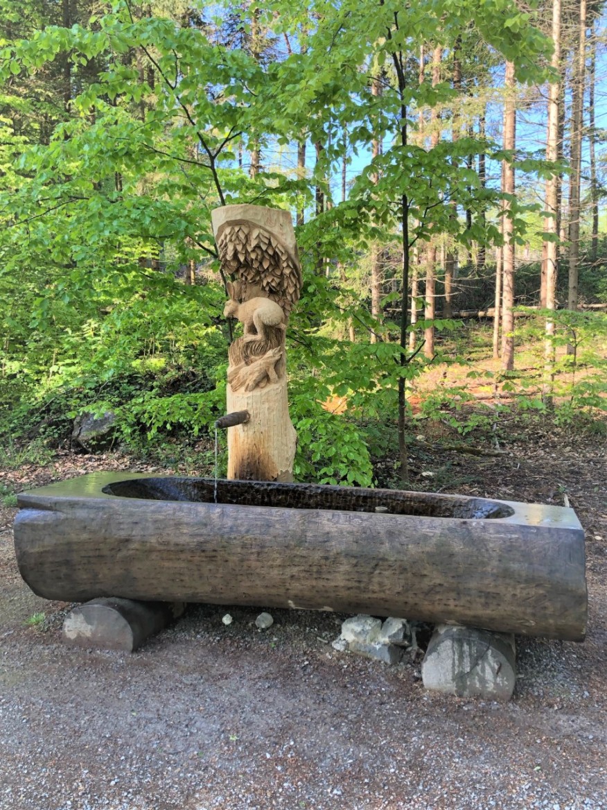 Wannenweg bei Reservoir Glaubten